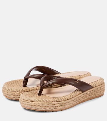 Sandali espadrillas infradito con platform | Gianvito Rossi