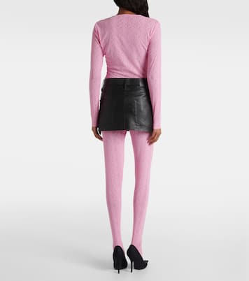 Leggings Moon Diamant aus Mesh | Marine Serre