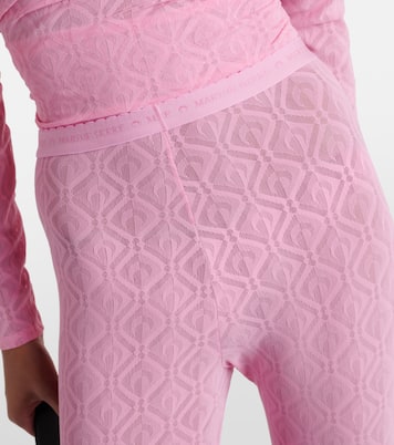 Leggings Moon Diamant aus Mesh | Marine Serre