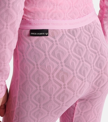 Leggings Moon Diamant aus Mesh | Marine Serre