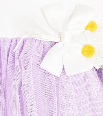 Baby Verziertes Kleid mit Tüll | Monnalisa