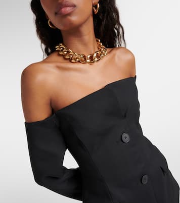 Sandrine off-shoulder blazer dress | SIR