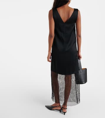 Abito sottoveste in raso | Jacques Wei