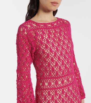 Jennifer cotton crochet maxi dress | Anna Kosturova