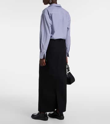 Maxirock Drill aus Baumwoll-Twill | Wardrobe.NYC