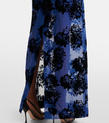 Maxirock aus Devoré | Nina Ricci