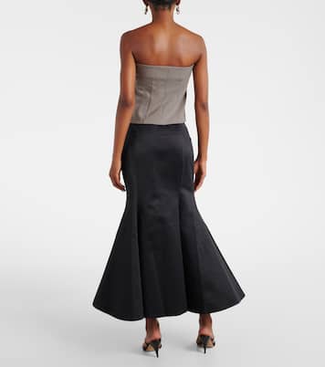 Midirock Burgeon aus Satin | Entire Studios