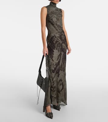 Robe longue imprimée | Acne Studios