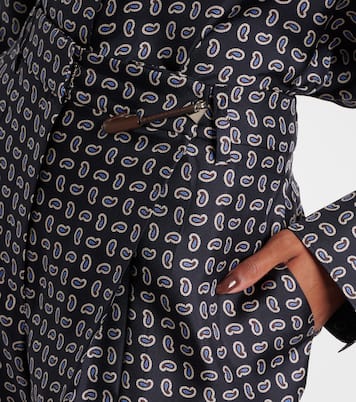 Gerade Hose aus Seiden-Twill | Prada