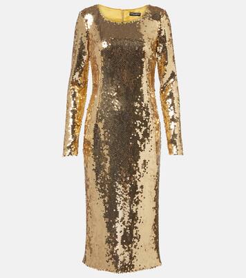 Sequined midi dress | Dolce&Gabbana