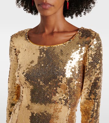 Sequined midi dress | Dolce&Gabbana