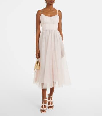 Vestido corsé de tul | Zimmermann
