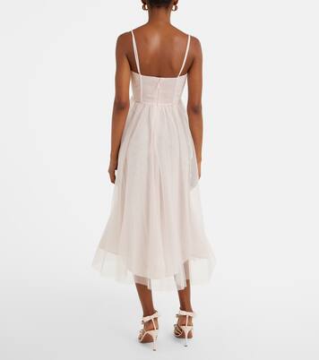 Vestido corsé de tul | Zimmermann