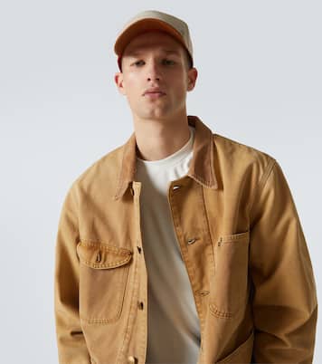 Casquette Enky en toile de coton et cuir | Christian Louboutin