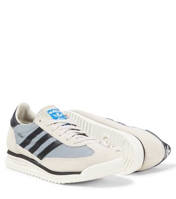 SL 72 RS suede-trimmed sneakers | Adidas Originals Kids