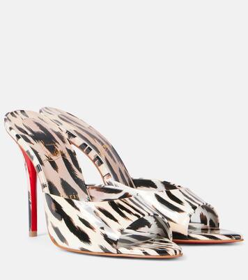 Mules Miss Z 100 de charol | Christian Louboutin