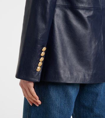 Blazer Vega aus Leder | Veronica Beard