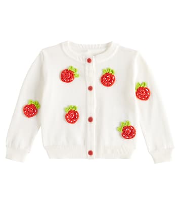 Embroidered cotton cardigan | Stella McCartney Kids