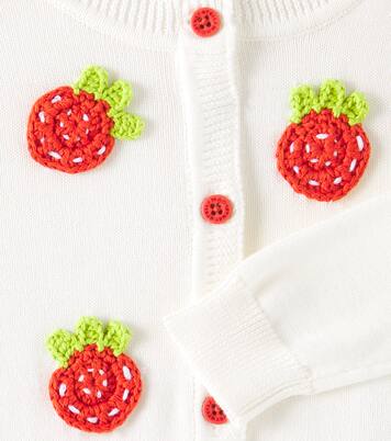 Embroidered cotton cardigan | Stella McCartney Kids