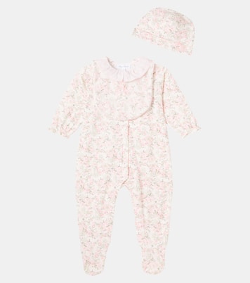 Baby cotton romper, beanie and bib set  | Tartine et Chocolat