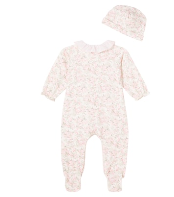 Baby cotton romper, beanie and bib set  | Tartine et Chocolat