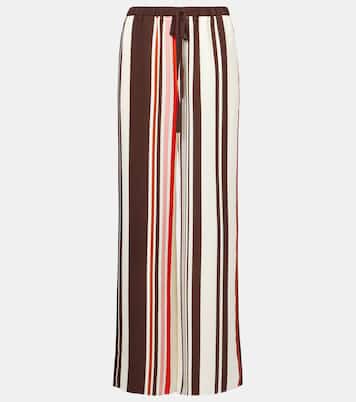 Pantalon ample Thistle en satin de soie | SIR