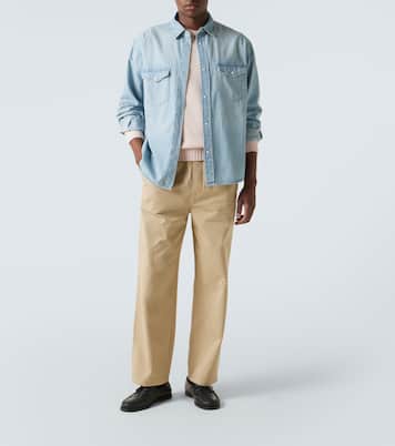 Cotton straight pants | Frame