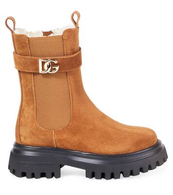 DG leather ankle boots | Dolce&Gabbana Kids