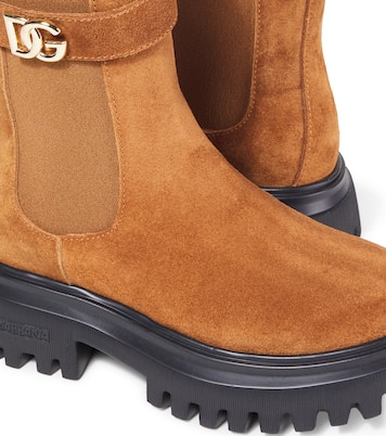 DG leather ankle boots | Dolce&Gabbana Kids