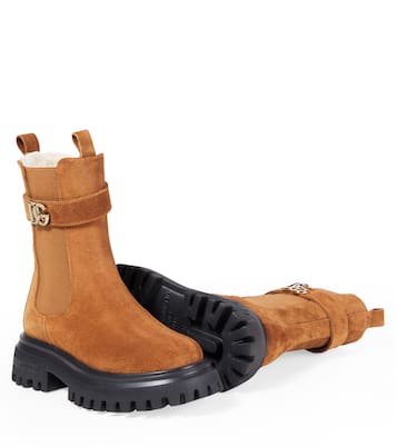 DG leather ankle boots | Dolce&Gabbana Kids