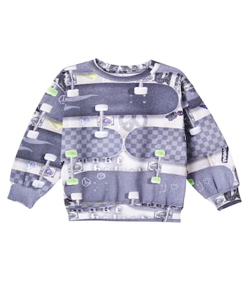 Monti printed cotton sweatshirt | Molo