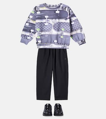Monti printed cotton sweatshirt | Molo