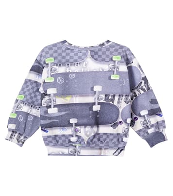 Monti printed cotton sweatshirt | Molo