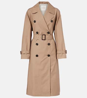 Fiorito cotton-blend twill trench coat | Max Mara