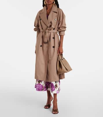 Fiorito cotton-blend twill trench coat | Max Mara