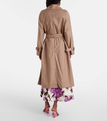 Fiorito cotton-blend twill trench coat | Max Mara