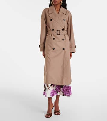 Fiorito cotton-blend twill trench coat | Max Mara