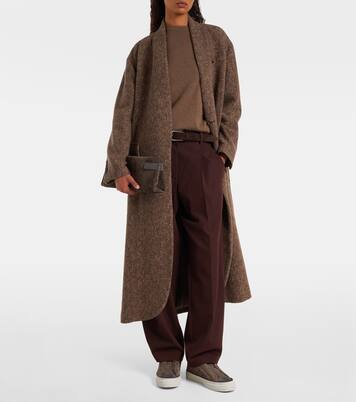 Monili suede slip-on shoes | Brunello Cucinelli