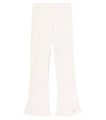 Jentje ruffled cotton-blend wide-leg pants | Donsje