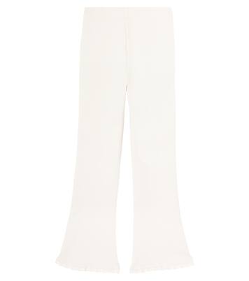 Jentje ruffled cotton-blend wide-leg pants | Donsje