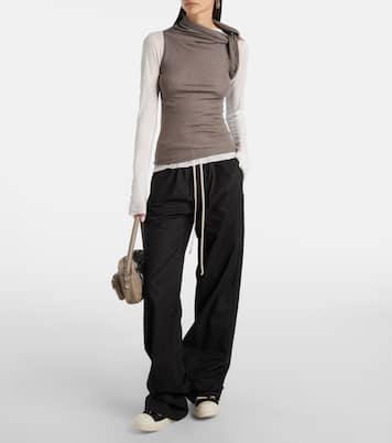 Jumbolace Geobasket leather sneakers | Rick Owens