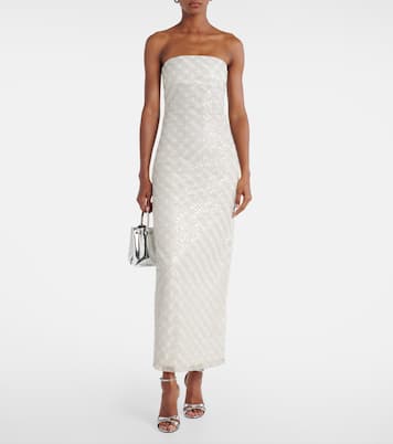 Embellished strapless maxi dress | Rotate