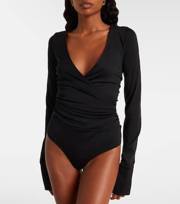 Nigella draped wool bodysuit | Max Mara