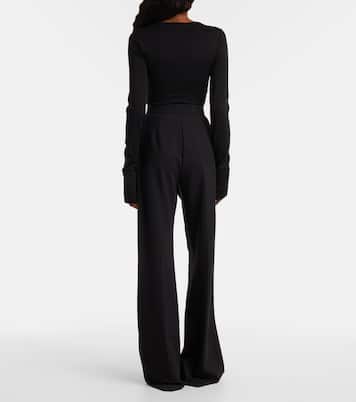 Nigella draped wool bodysuit | Max Mara