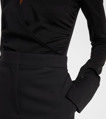 Nigella draped wool bodysuit | Max Mara