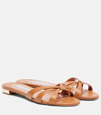 Sandalen aus Leder  | Aquazzura