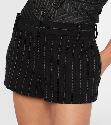 Shorts gessati Melody in cotone e lana  | Isabel Marant