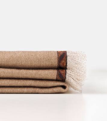 Clergy Pegaso floral wool throw | Etro