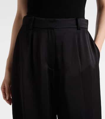 Weite Hose aus Satin | Toteme
