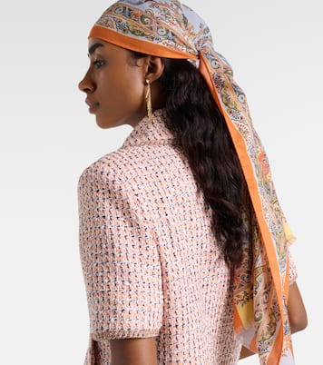 Floral wool and silk scarf  | Etro